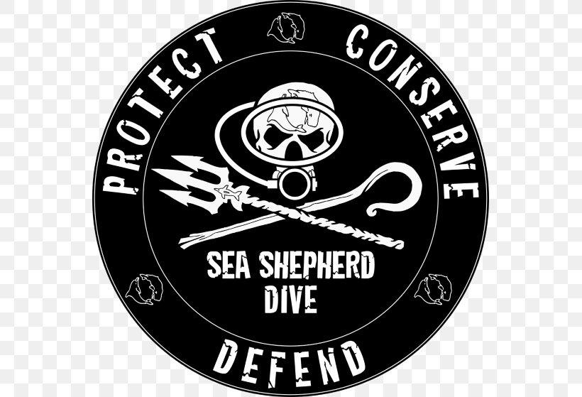 Sea Shepherd Conservation Society Environmentalism Sea Shepherd II, PNG, 559x559px, Sea Shepherd Conservation Society, Badge, Black And White, Brand, Conservation Download Free
