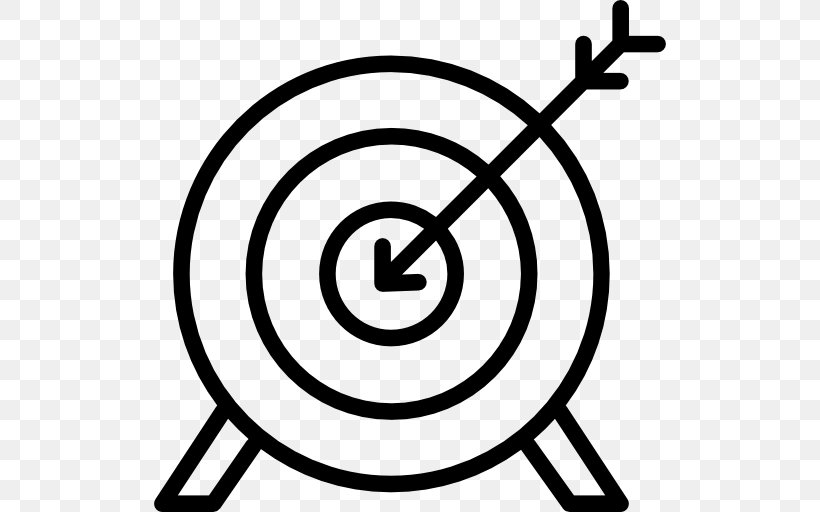 Target Archery Bow And Arrow Shooting Target, PNG, 512x512px, Archery, Area, Black And White, Bow And Arrow, Bullseye Download Free