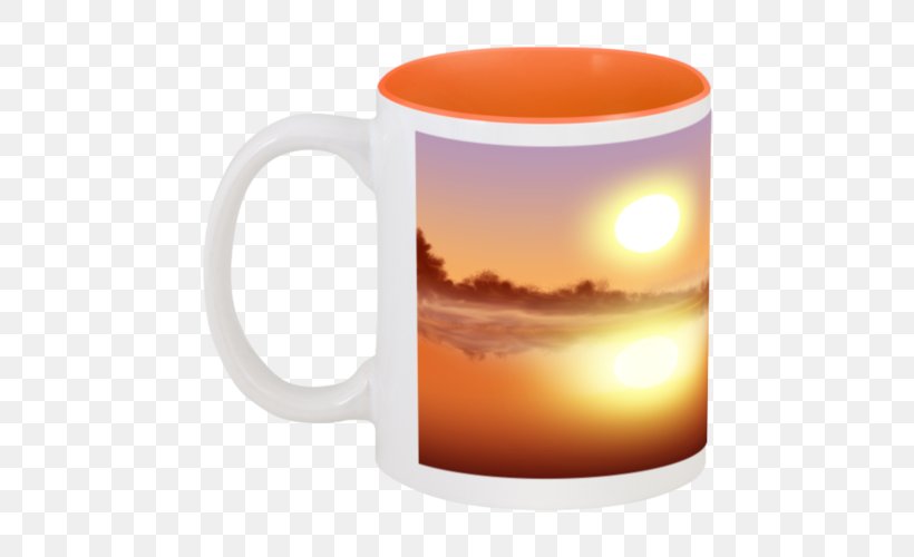 Coffee Cup Mug, PNG, 500x500px, Coffee Cup, Cup, Drinkware, Mug, Orange Download Free