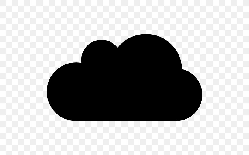 Cloud Computing Download Clip Art, PNG, 512x512px, Cloud Computing, Black, Black And White, Heart, Internet Download Free