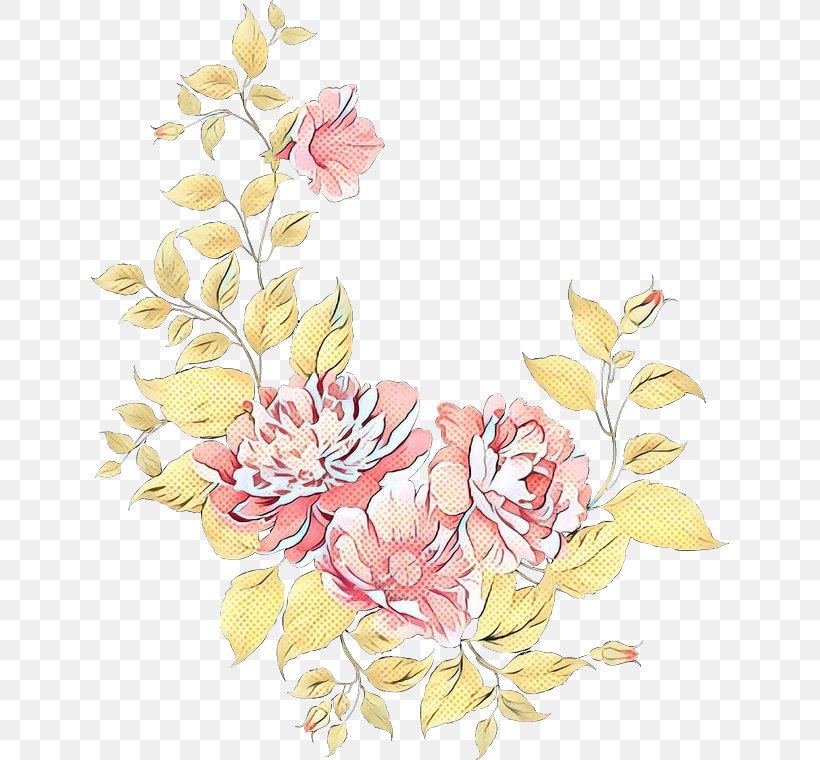 Pink Flower Cartoon, PNG, 638x760px, Floral Design, Blossom, Cut Flowers, Flower, Magnolia Download Free