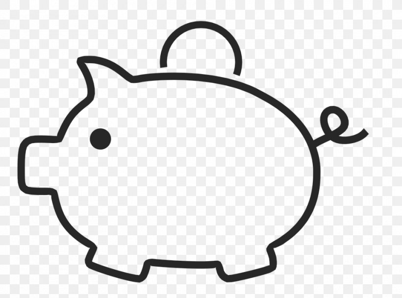 Piggy Bank Hotel Elios Money Saving, PNG, 960x712px, Piggy Bank, Area, Bank, Bank Account, Black And White Download Free