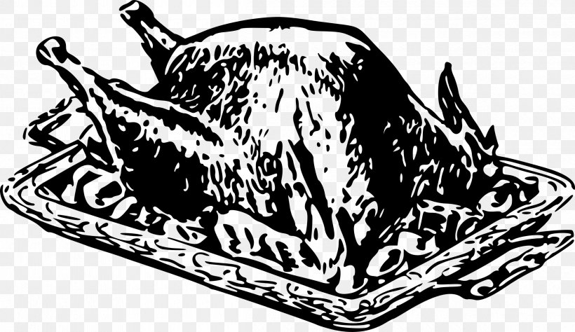 Turkey Meat Roasting Clip Art, PNG, 2400x1390px, Turkey Meat, Art, Artwork, Automotive Design, Black And White Download Free