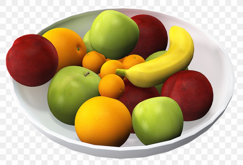 Fruit Vegetarian Cuisine Bowl Banana Food, PNG, 960x651px, Fruit, Apple, Apricot, Banana, Bowl Download Free