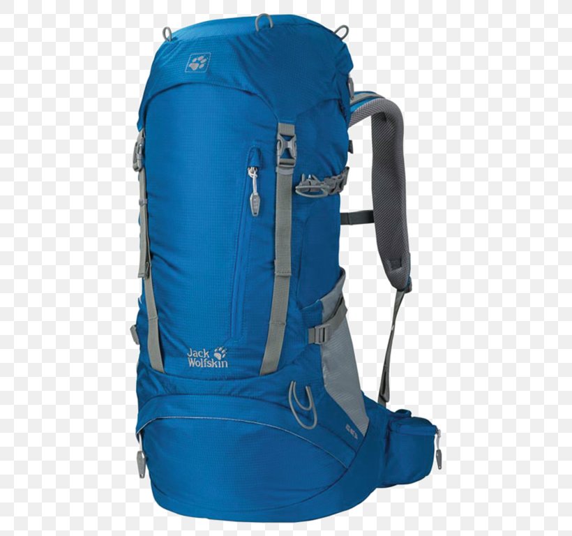 Backpack Hiking Jack Wolfskin Bag Mountaineering, PNG, 768x768px, Backpack, Azure, Bag, Blue, Cobalt Blue Download Free