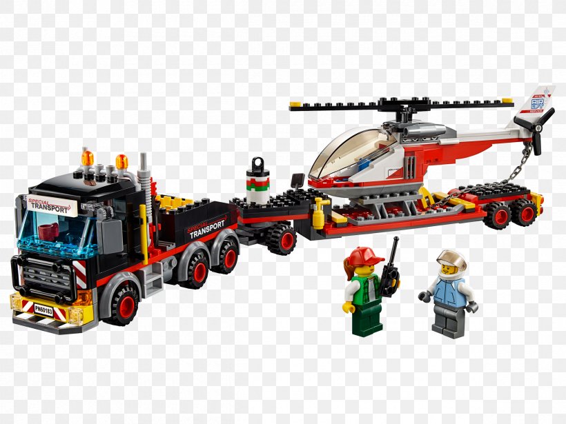 LEGO 60183 City Heavy Cargo Transport Toy Retail Lego Minifigure, PNG, 2400x1800px, Lego, Helicopter, Lego City, Lego Minifigure, Mode Of Transport Download Free