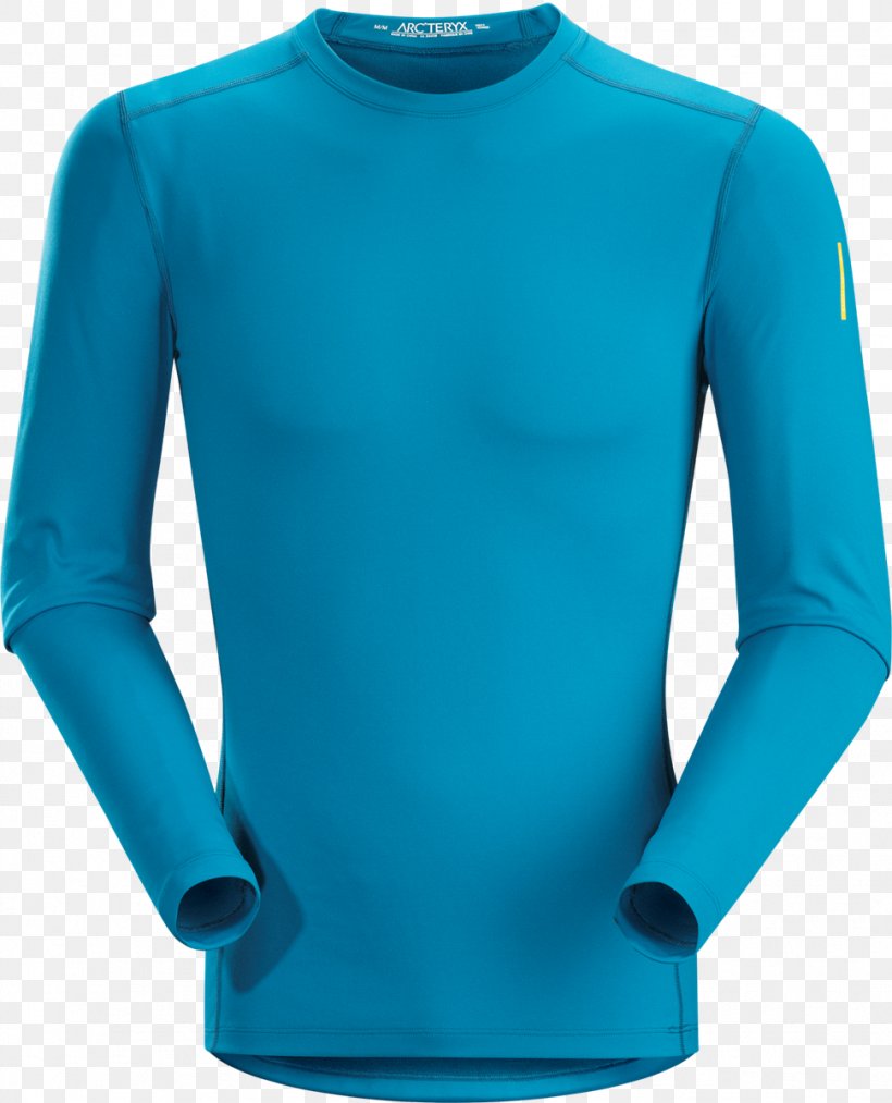 Long-sleeved T-shirt Clothing Arc'teryx, PNG, 971x1200px, Tshirt, Active Shirt, Adidas, Aqua, Azure Download Free