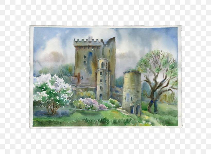 Blarney Castle Watercolor Painting, PNG, 600x600px, Blarney Castle, Artist, Artwork, Autumn, Blarney Download Free