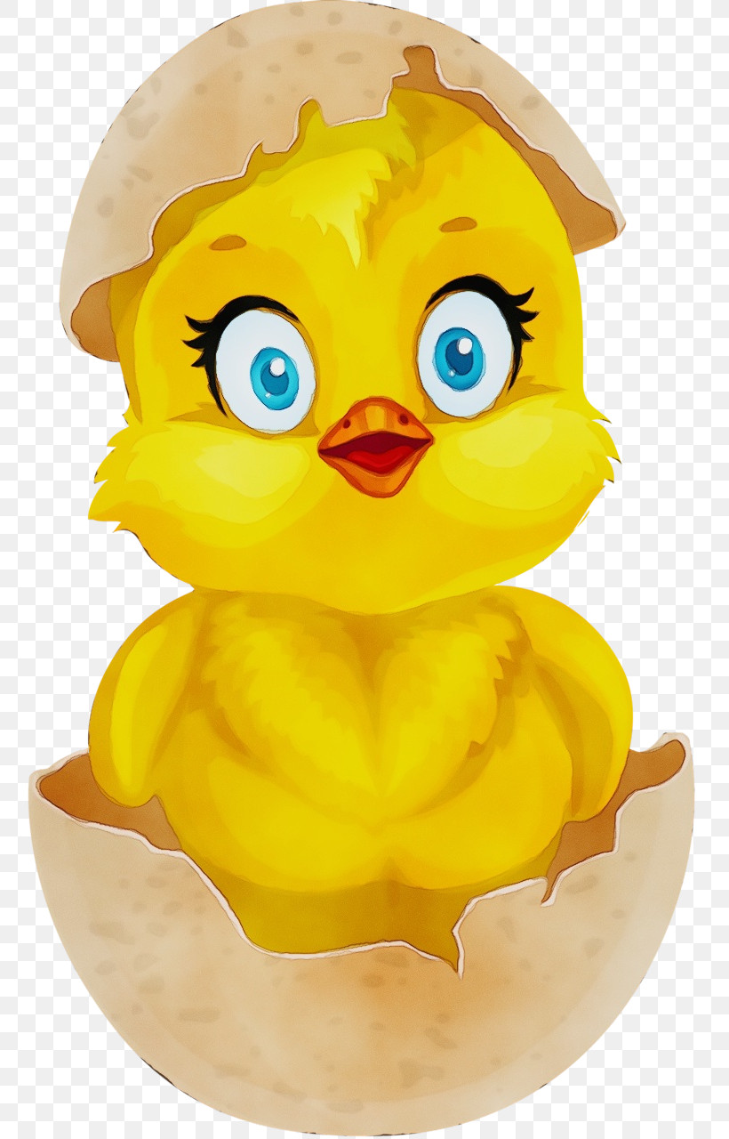 Yellow Rubber Ducky Bath Toy Toy Cartoon, PNG, 781x1280px, Watercolor, Bath Toy, Bird, Cartoon, Duck Download Free