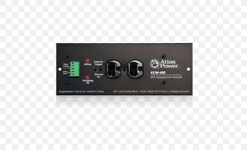 Electronics Alternating Current Electric Power Power Conditioner Voltage Spike, PNG, 500x500px, Electronics, Alternating Current, Amplifier, Atlas Sound, Audio Equipment Download Free