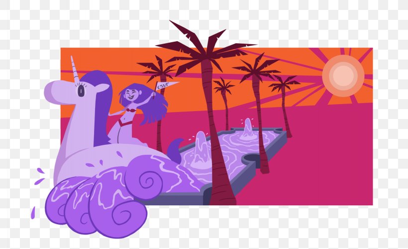 Pink Flamingo, PNG, 2048x1255px, Cartoon, Art, Flamingo, Girl, Image Resolution Download Free