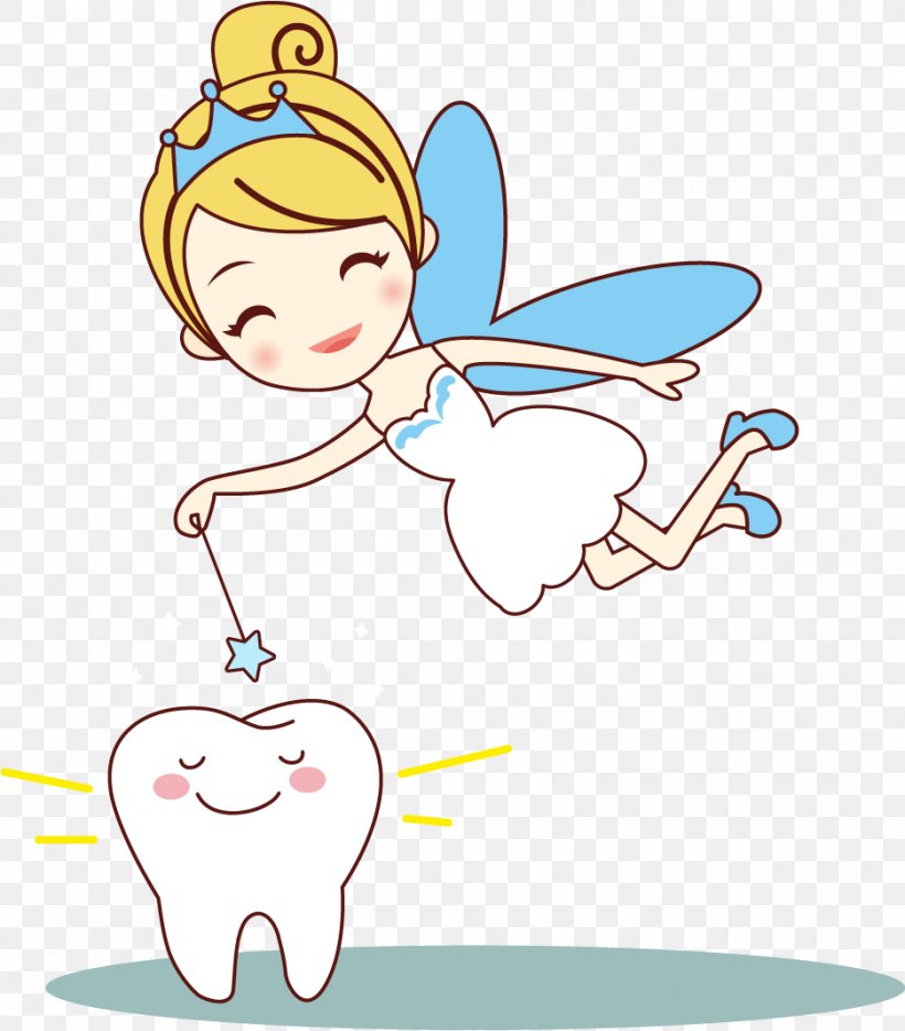 Tooth Fairy Euclidean Vector Human Tooth, PNG, 935x1065px, Watercolor,  Cartoon, Flower, Frame, Heart Download Free