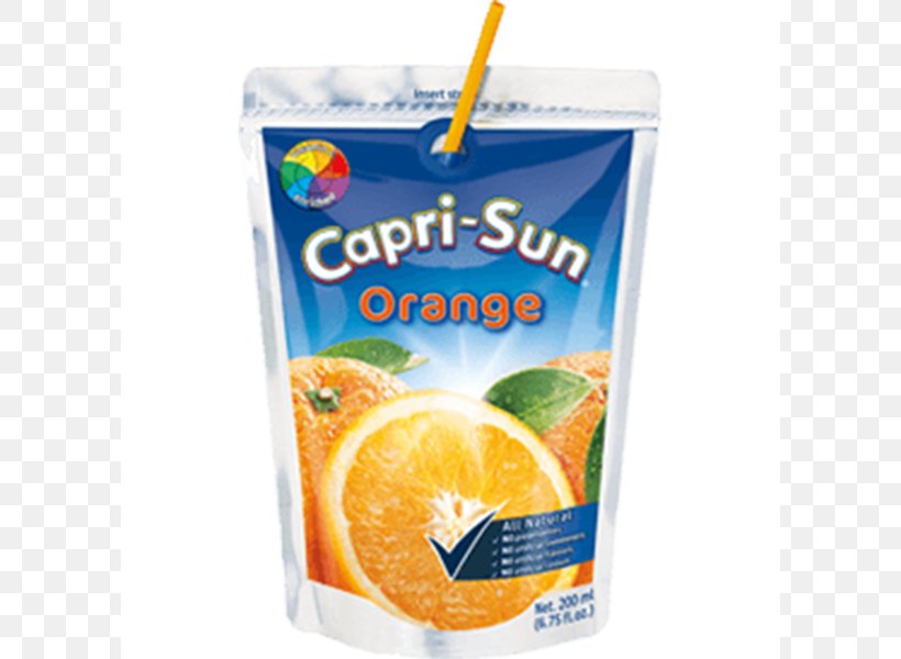 Orange Juice Capri Sun Drink Punch, PNG, 600x600px, Juice, Blood Orange, Capri Sun, Citric Acid, Concentrate Download Free