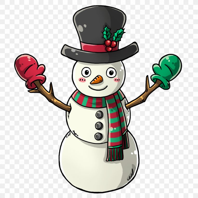 Snowman Cartoon Clip Art, PNG, 1000x1000px, Snowman, Animation, Cartoon, Christmas Ornament, Royaltyfree Download Free