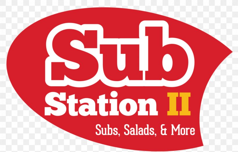 Sub Station II Logo Food Restaurant Submarine Sandwich, PNG, 1000x640px, Logo, Area, Brand, Food, Restaurant Download Free