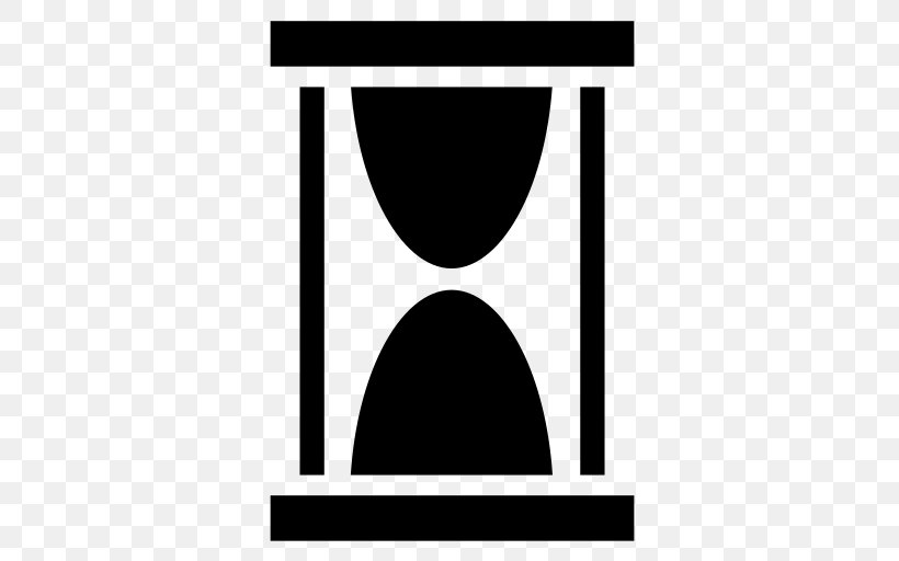 Black & White Symbol Hourglass, PNG, 512x512px, Black White, Area, Black, Black And White, Brand Download Free