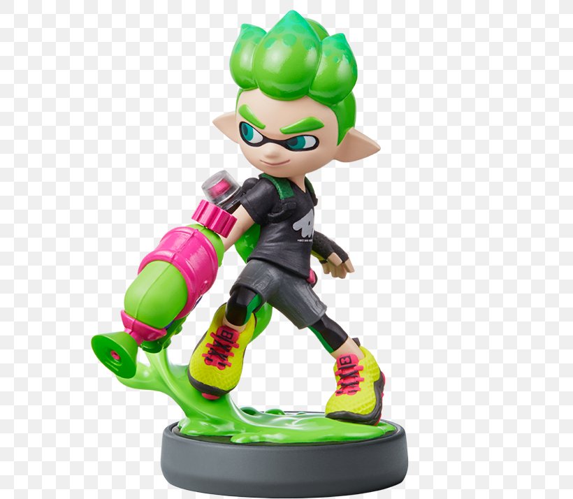 Splatoon 2 Wii U Nintendo Switch, PNG, 560x714px, Splatoon, Action Figure, Amiibo, Fictional Character, Figurine Download Free