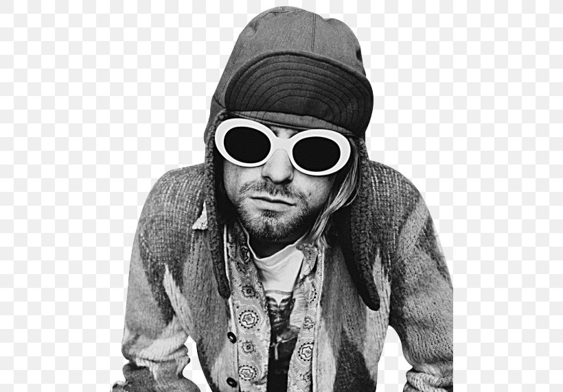 Suicide Of Kurt Cobain Nirvana In Utero Grunge Nevermind, PNG, 500x572px, Suicide Of Kurt Cobain, Alternative Rock, Beanie, Black And White, Bleach Download Free