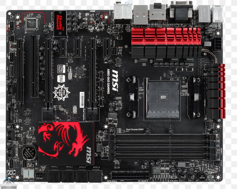 Motherboard MSI Socket FM2+ CPU Socket ATX, PNG, 1000x800px, Motherboard, Atx, Central Processing Unit, Computer Component, Computer Hardware Download Free