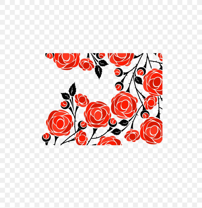 Rose Logo Bud Line Art, PNG, 595x842px, Rose, Area, Art, Bud, Flower Download Free
