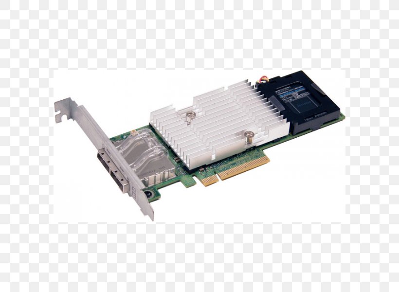 Dell PowerEdge Serial Attached SCSI Dell PERC Disk Array Controller, PNG, 600x600px, Dell, Adapter, Cache, Computer, Computer Component Download Free
