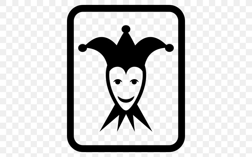 Joker Clip Art Image Playing Card, PNG, 512x512px, Joker, Black, Black And White, Character, Emoji Download Free