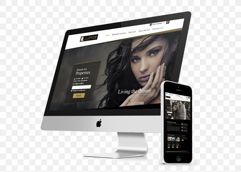 Responsive Web Design E-commerce Business, PNG, 610x583px, Responsive Web Design, Brand, Business, Computer Monitor, Corporate Website Download Free