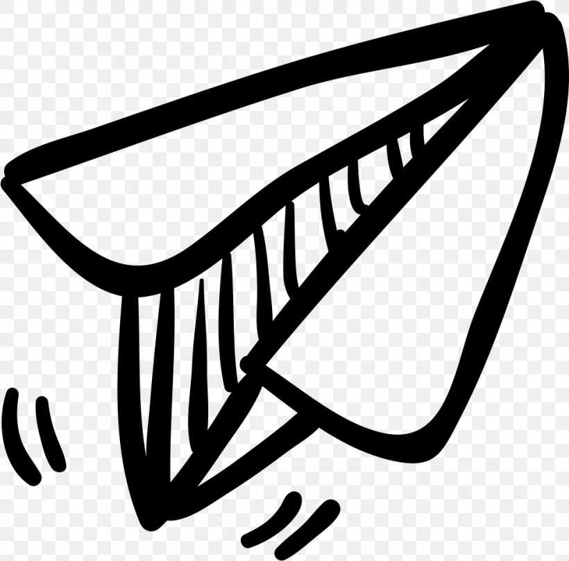 Paper Plane Airplane Toy, PNG, 981x968px, Paper, Airplane, Black, Black And White, Hangar Download Free