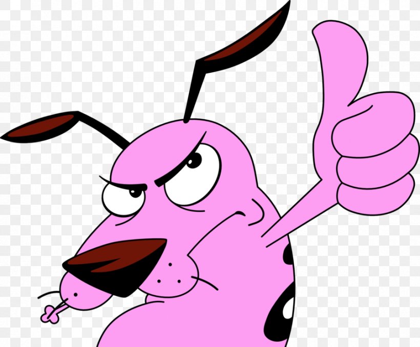 How To Draw Courage The Cowardly Dog Scared