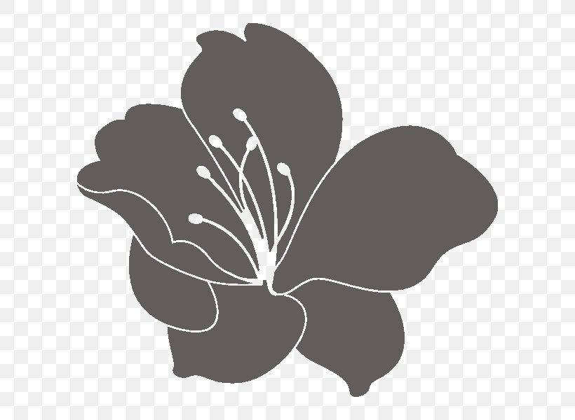 Sticker Flower Clip Art, PNG, 600x600px, Sticker, Black And White, Butterfly, Flora, Flower Download Free