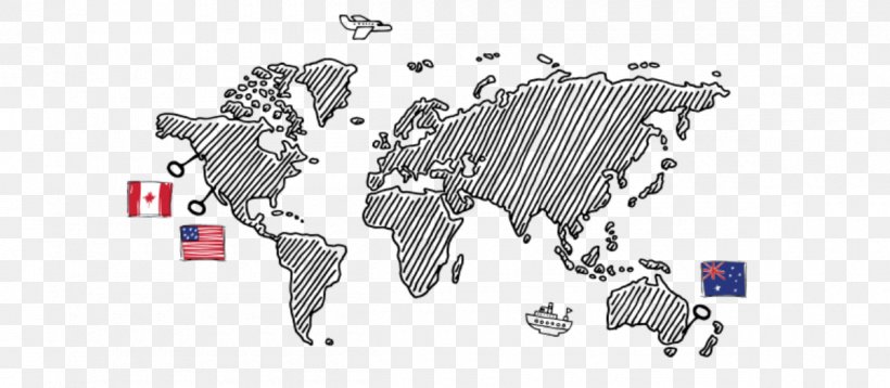 World Map Drawing, PNG, 1200x525px, World, Auto Part, Black And White, Blank Map, Doodle Download Free