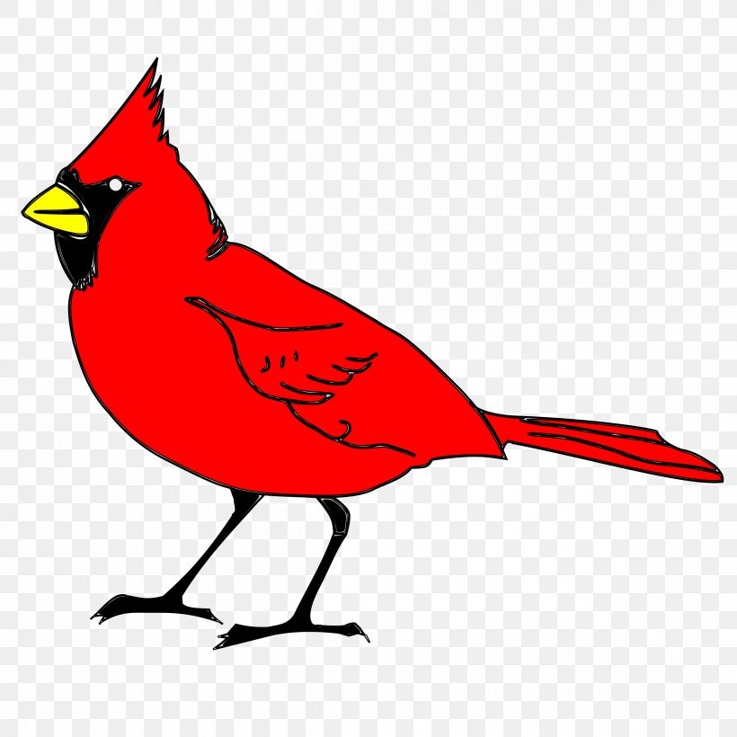 Bird Northern Cardinal Clip Art, PNG, 2400x2400px, Bird, Art, Artwork, Beak, Bird Flight Download Free