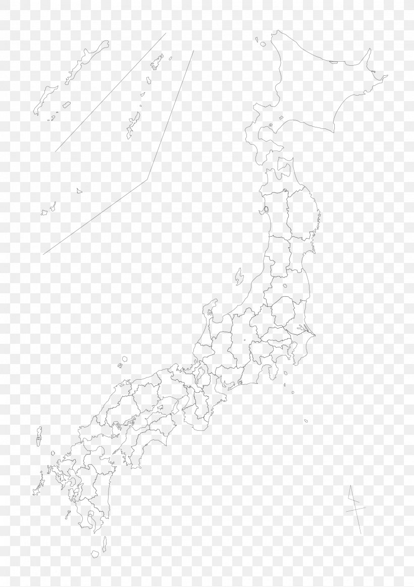 Blank Map Japanese Maps, PNG, 2237x3168px, Map, Area, Autocad Dxf, Black, Black And White Download Free