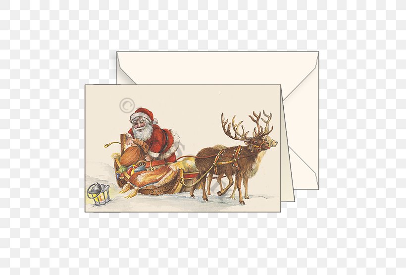 Reindeer Santa Claus Gift Christmas Day Paper, PNG, 555x555px, Reindeer, Cartoon, Christmas Day, Christmas Ornament, Deer Download Free