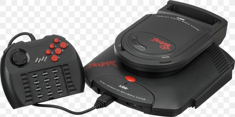 Atari Jaguar CD Video Game Consoles, PNG, 5648x2828px, Atari Jaguar, Atari, Atari 2600, Atari Corporation, Atari Jaguar Cd Download Free