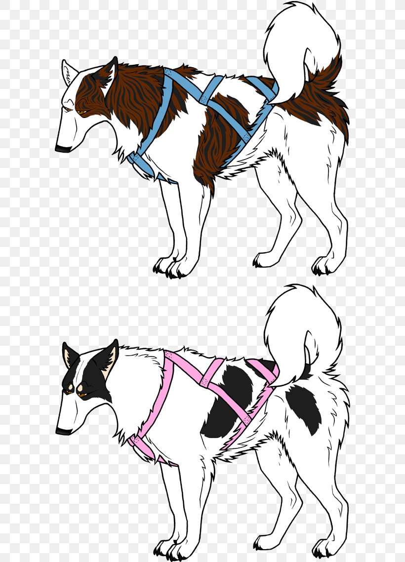 Canadian Eskimo Dog Illustration Clip Art Northern Inuit Dog Horse, PNG, 600x1138px, Watercolor, Cartoon, Flower, Frame, Heart Download Free