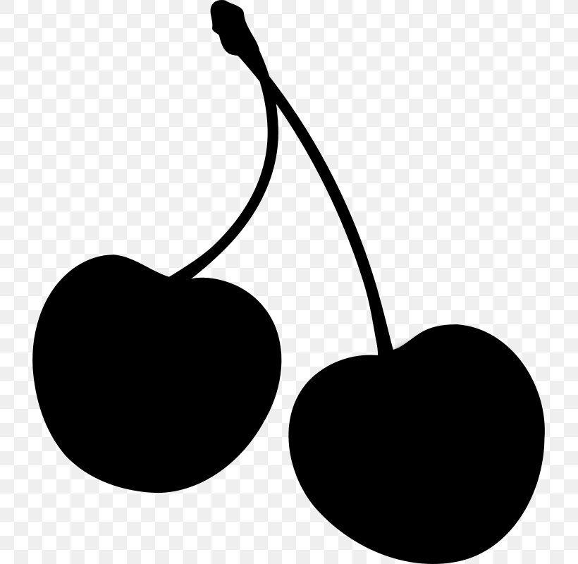 Cherry Darling Clip Art Cherries Silhouette Vector Graphics, PNG, 727x800px, Cherries, Art, Black Cherry, Blackandwhite, Cerasus Download Free