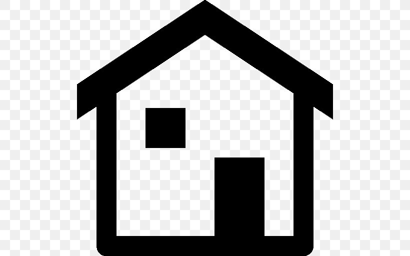 Household Home, PNG, 512x512px, House, Area, Black And White, Brand, Computer Download Free