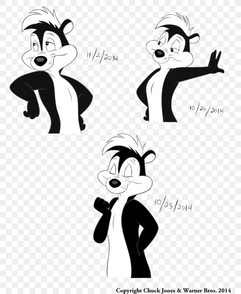 Pepé Le Pew Penelope Pussycat Drawing Black And White Bugs Bunny, PNG, 800x1000px, Pepe Le Pew, Art, Artwork, Bird, Black And White Download Free