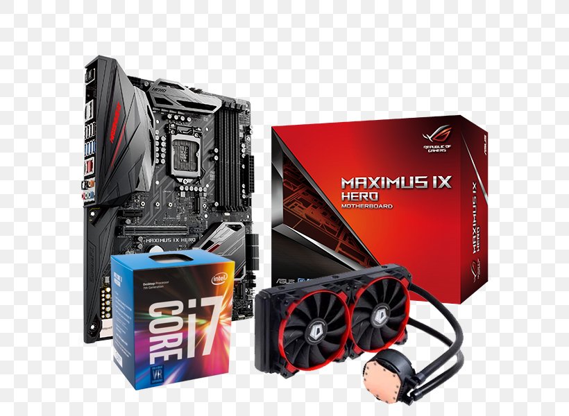 Intel Core I7 LGA 1151 ASUS Maximus IX Hero, PNG, 600x600px, Intel, Asus, Asus Maximus Ix Hero, Atx, Brand Download Free