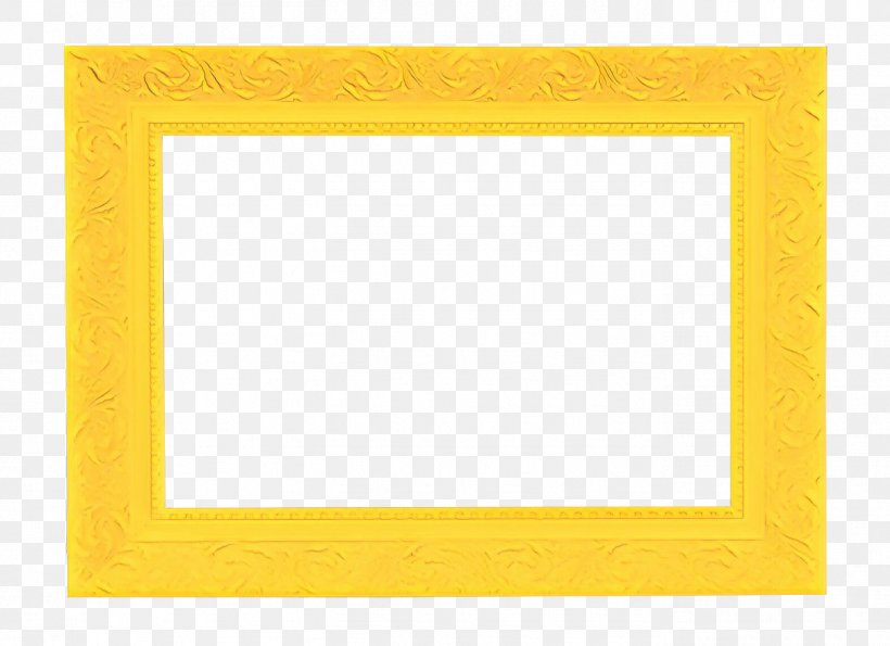 Picture Frame, PNG, 1376x1000px, Cartoon, Picture Frame, Rectangle, Yellow Download Free