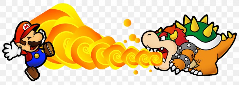 Super Paper Mario Bowser Super Mario Bros., PNG, 1413x504px, Super Paper Mario, Art, Bowser, Cartoon, Fiction Download Free