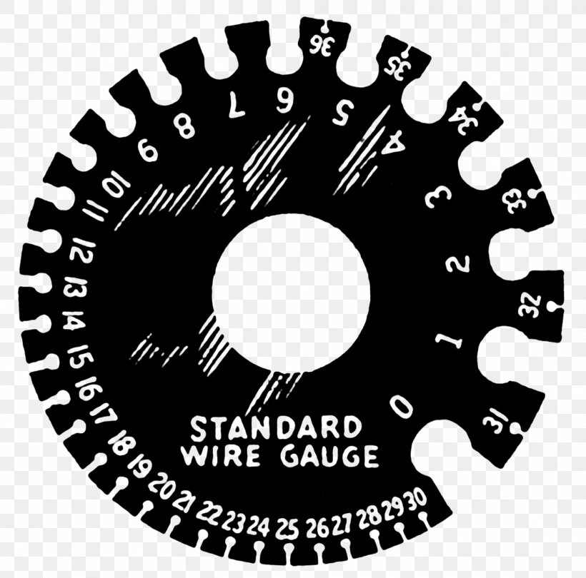American Wire Gauge Standard Wire Gauge, PNG, 1325x1309px, Wire Gauge, American Wire Gauge, Black And White, Brand, Calibration Download Free
