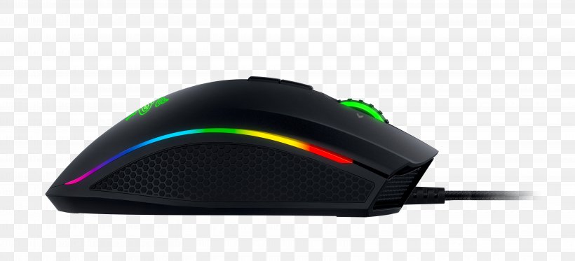 Computer Mouse Razer Mamba Tournament Edition Input Devices Razer Inc., PNG, 6447x2935px, Computer Mouse, Computer Component, Computer Hardware, Electronic Device, Input Device Download Free