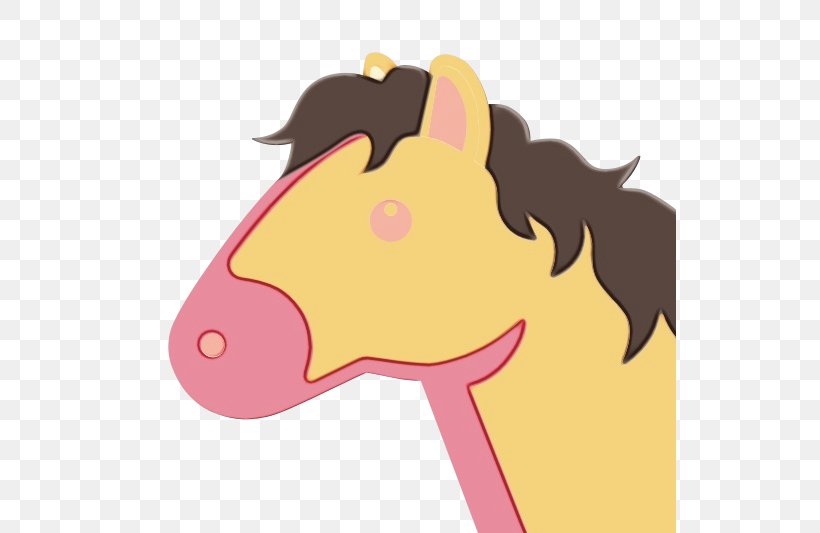 Pony Emoji, PNG, 533x533px, 2019, Horse, Cartoon, Emoji, Livestock Download Free