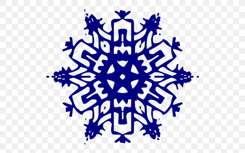 Snowflake Clip Art Image, PNG, 512x512px, Snowflake, Area, Black And White, Blue, Chinese New Year Download Free