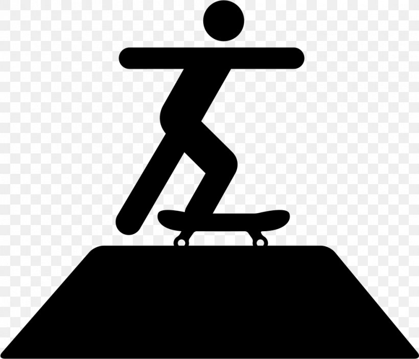 Stick Figure Skateboarding Clip Art, PNG, 981x840px, Stick Figure, Area, Balance, Black And White, Drawing Download Free