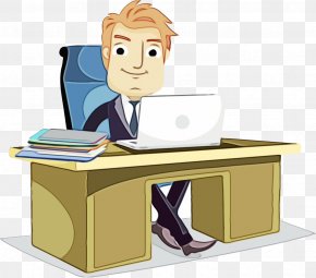 Secretary Learning - Bank Cartoon PNG