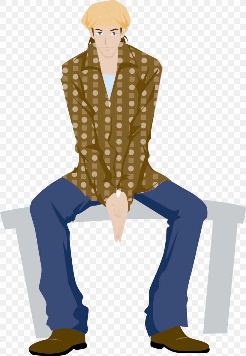 Fashion Euclidean Vector Sitting, PNG, 1228x1780px, Fashion, Boy, Cool, Gentleman, Hairstyle Download Free