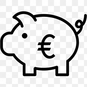 Euro - Piggy Bank Coin Finance PNG